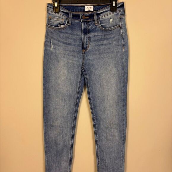 Amalli Talli High Waisted Skinny Jeans Women's Size 28 with 34" Inseam - Picture 3 of 6